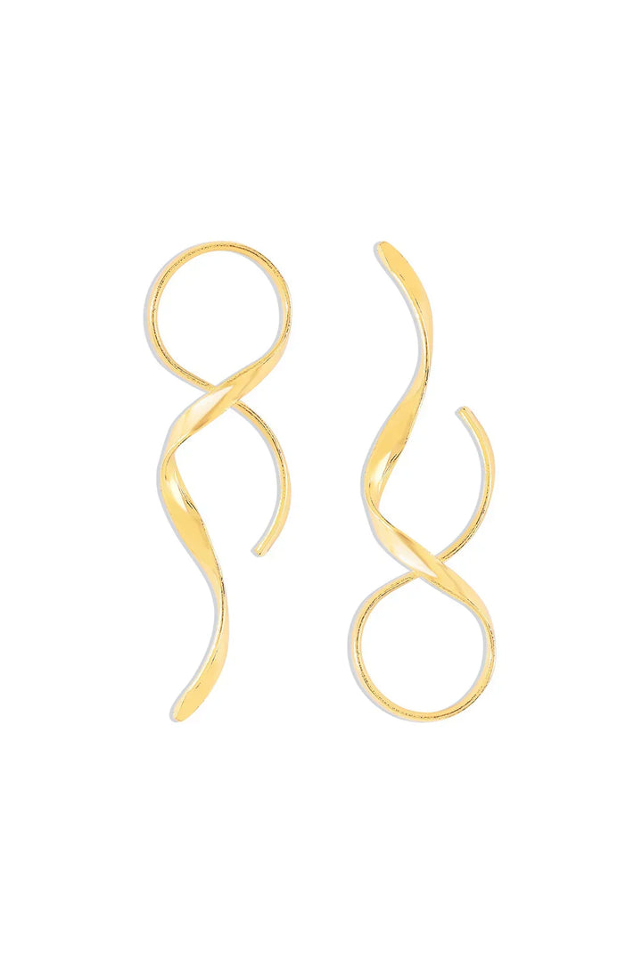 Fiora Sleek Spiral Earrings