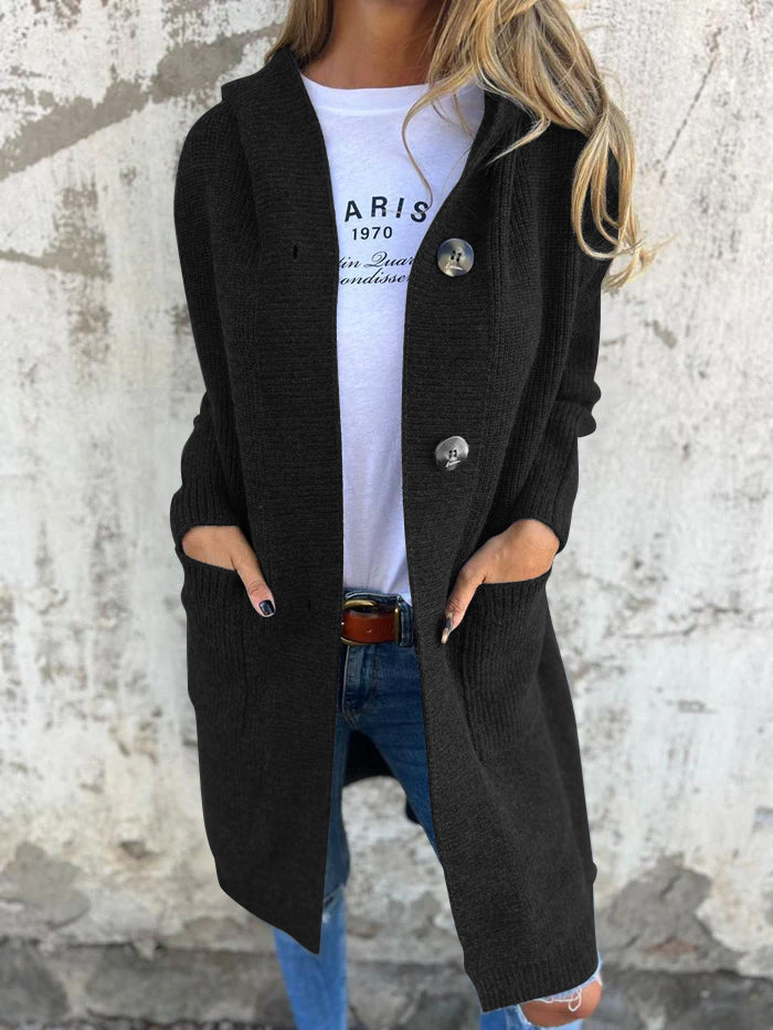 Frida - Elegant long knit cardigan