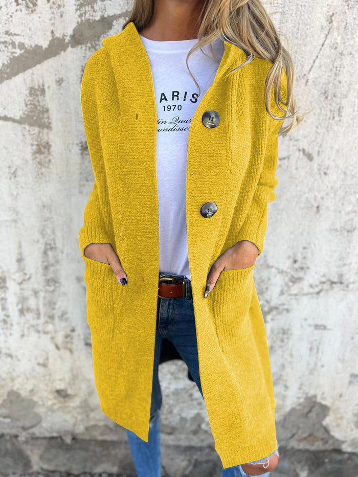 Frida - Elegant long knit cardigan