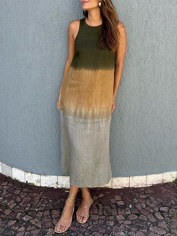 Lysette - Stylish Print Maxi Dress