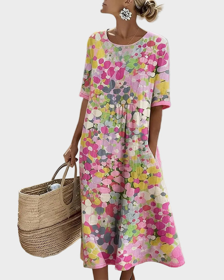 Natalie | Floral Midi Dress
