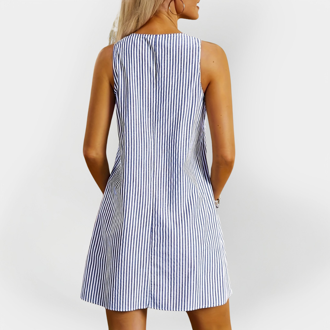 Marion | Ribbed Strapless Dress