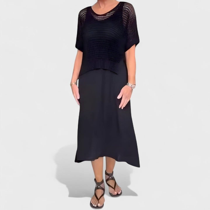 Leanne | Woven-Detail Dress