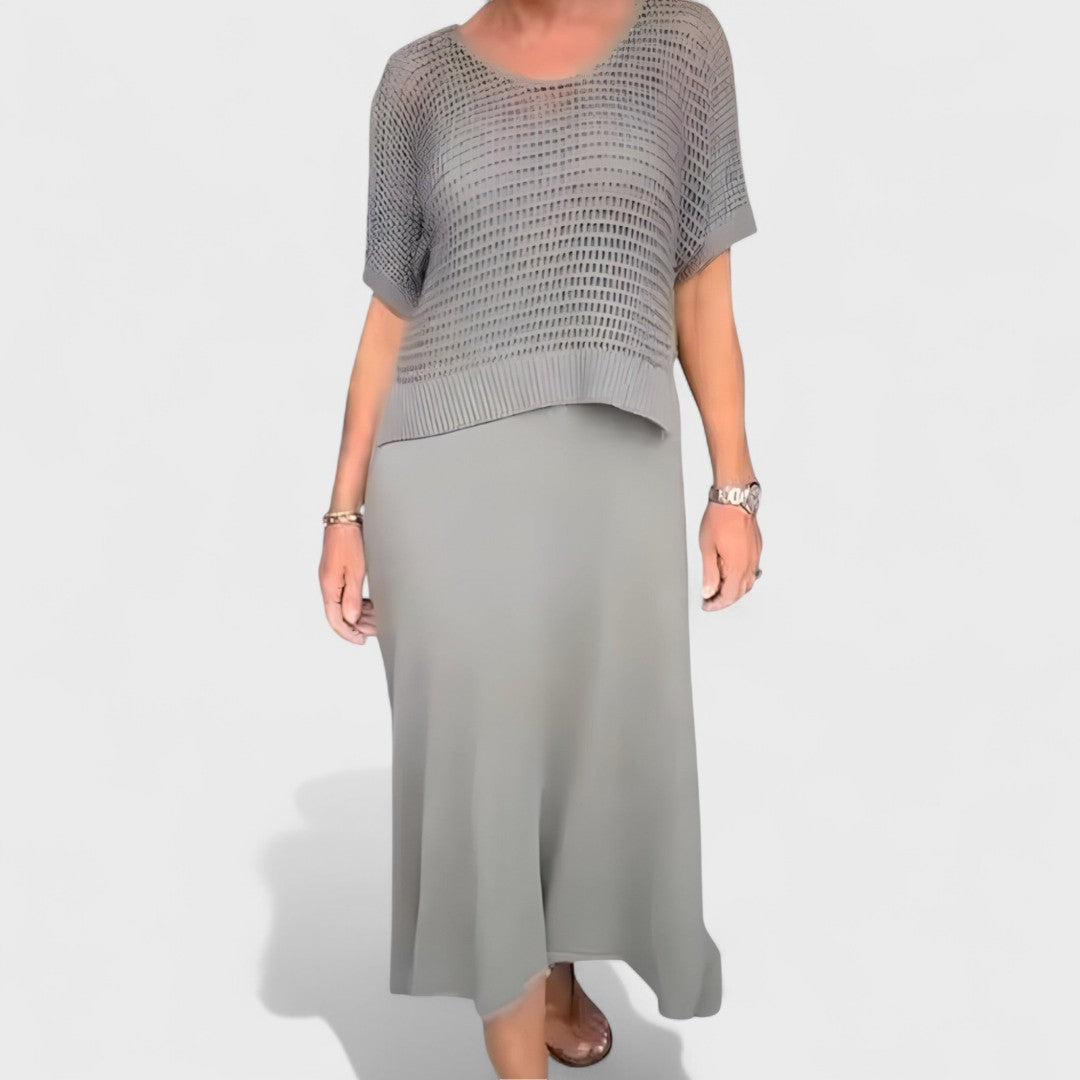 Leanne | Woven-Detail Dress
