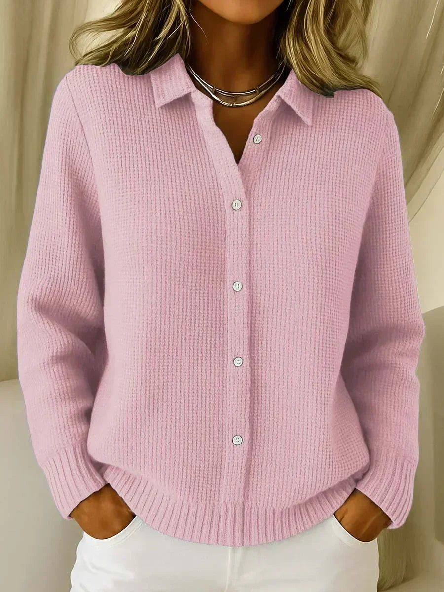 Alicia | Textured Checked Cardigan