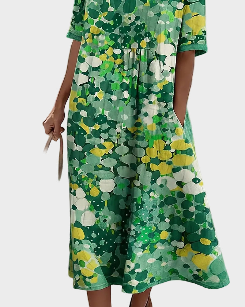 Natalie | Floral Midi Dress