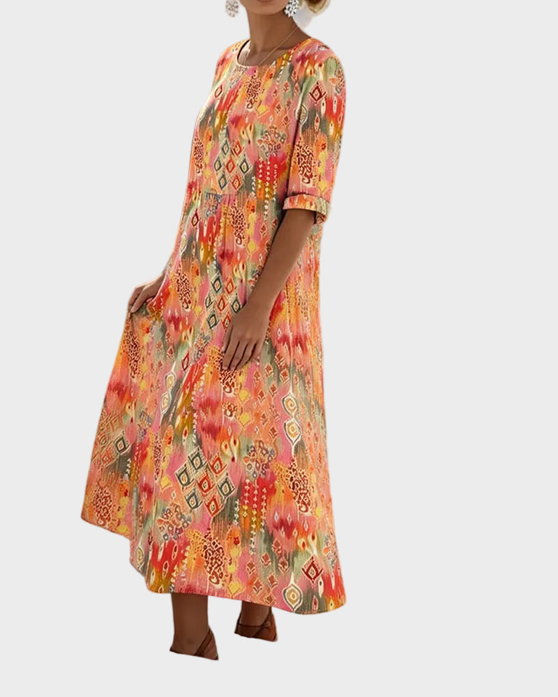 Paula | Floral Midi Dress