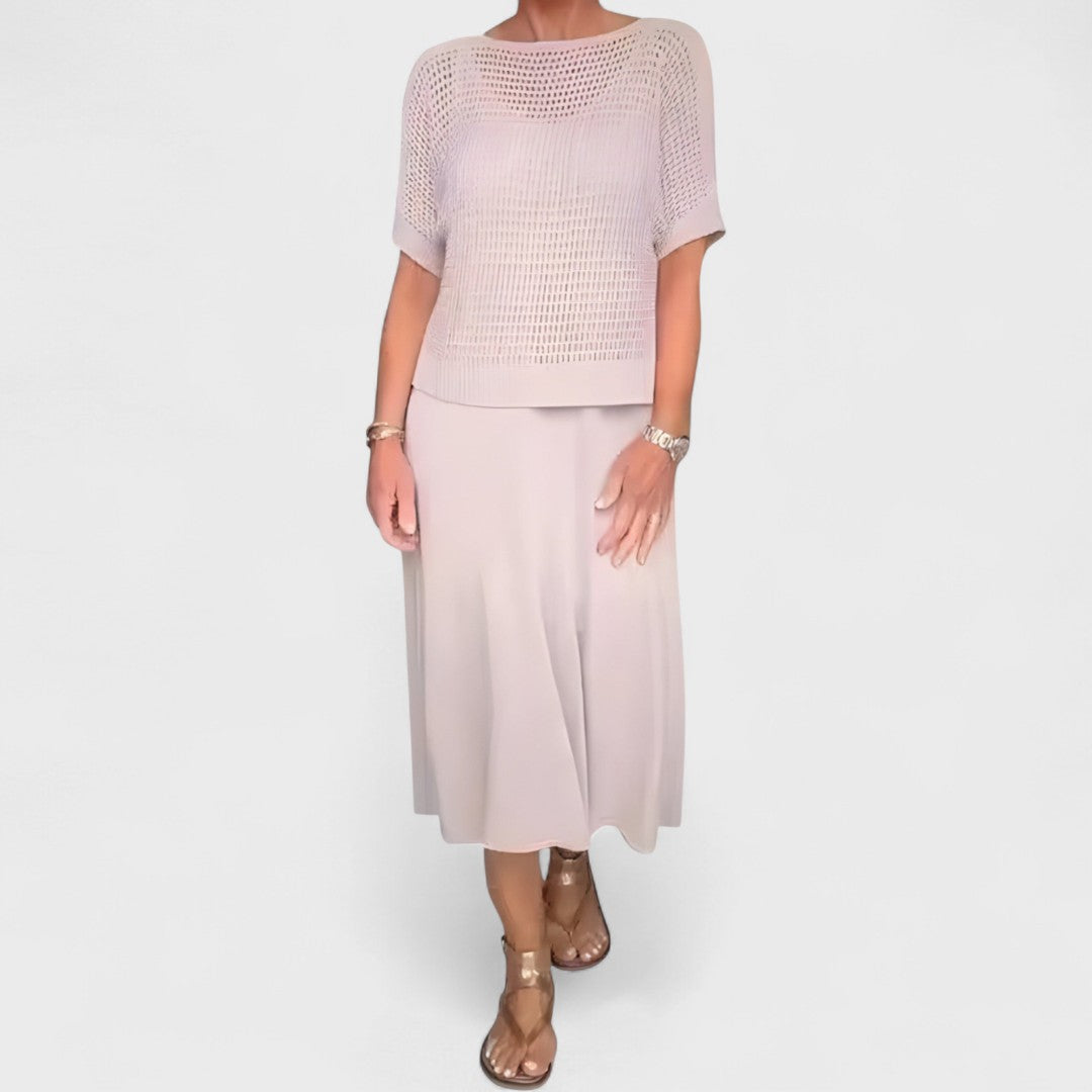 Leanne | Woven-Detail Dress