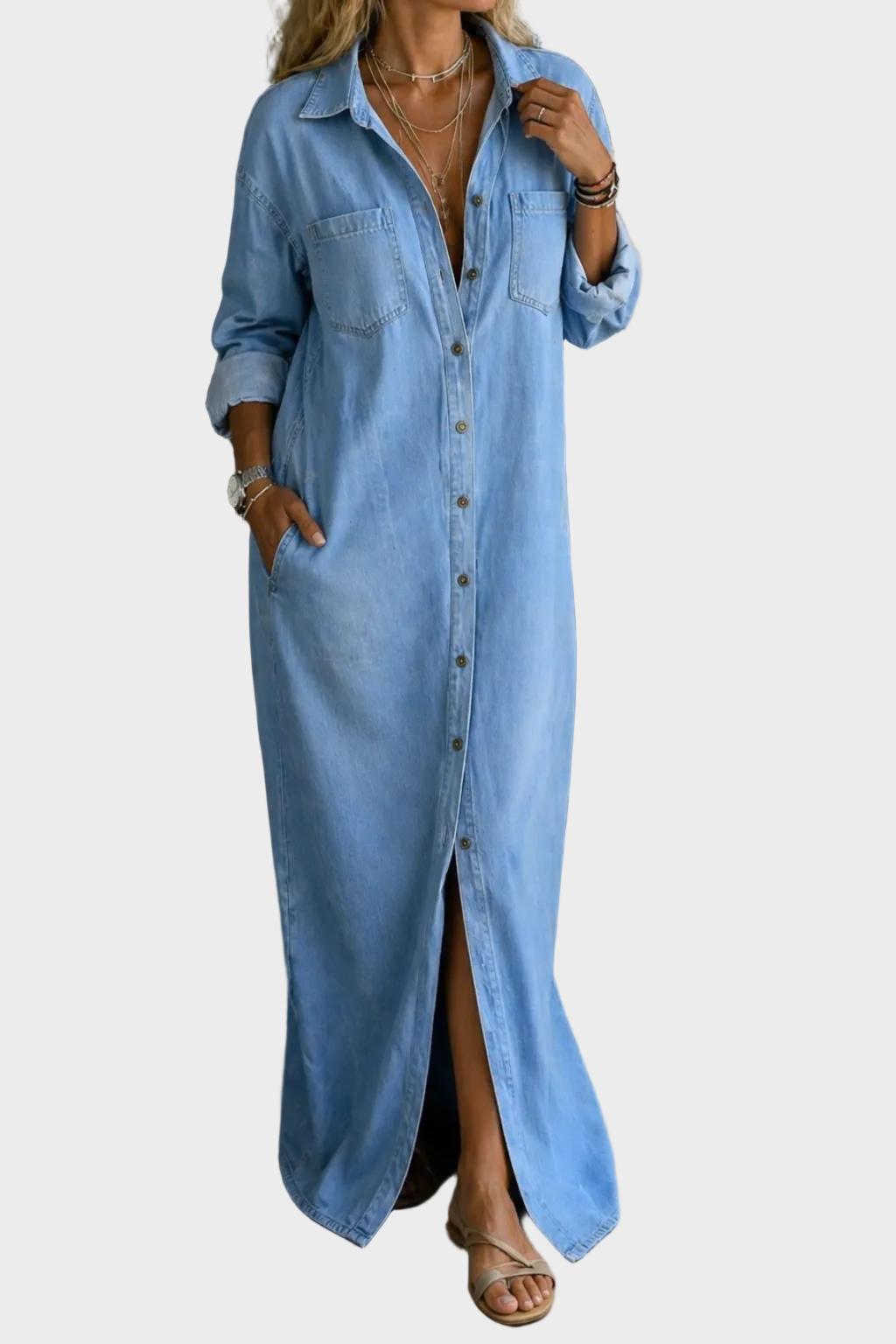 Kellie | Button-Front Dress