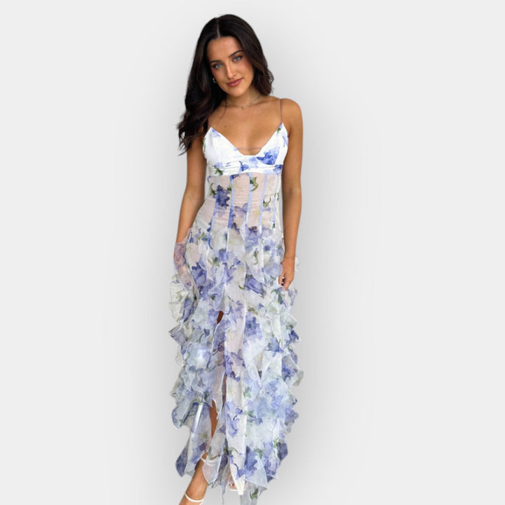 Beverley | Ruffled Maxi Dress