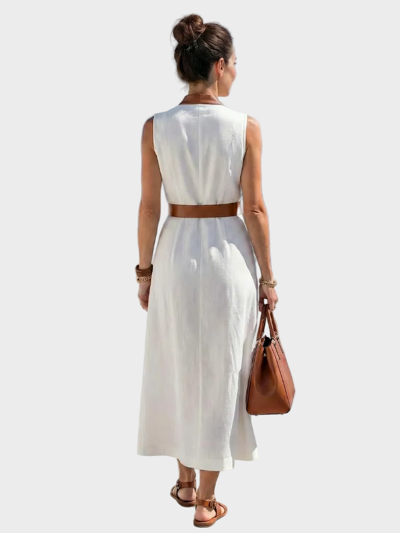 Tracey | Contrast Midi Dress