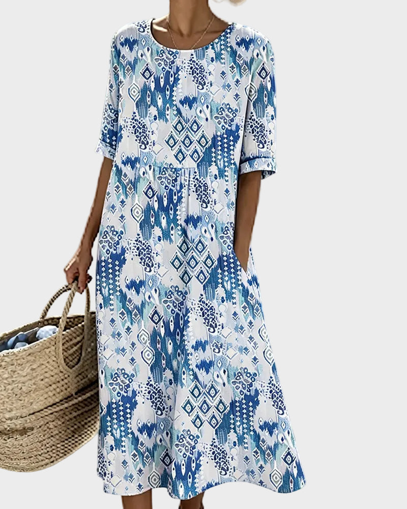 Paula | Floral Midi Dress