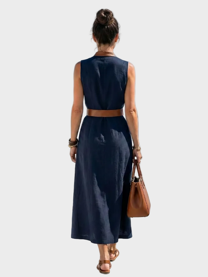 Tracey | Contrast Midi Dress