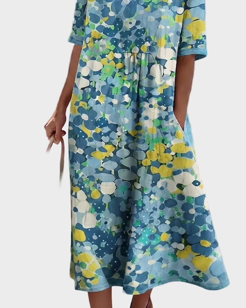 Natalie | Floral Midi Dress