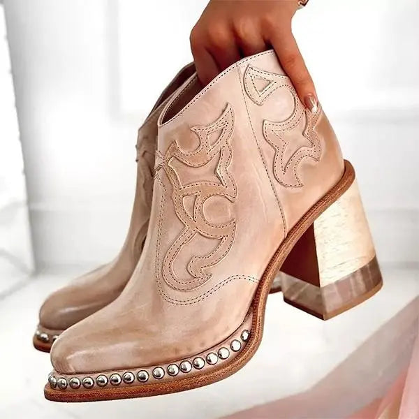 Sue™  Norwich Embroidered Leather Boots