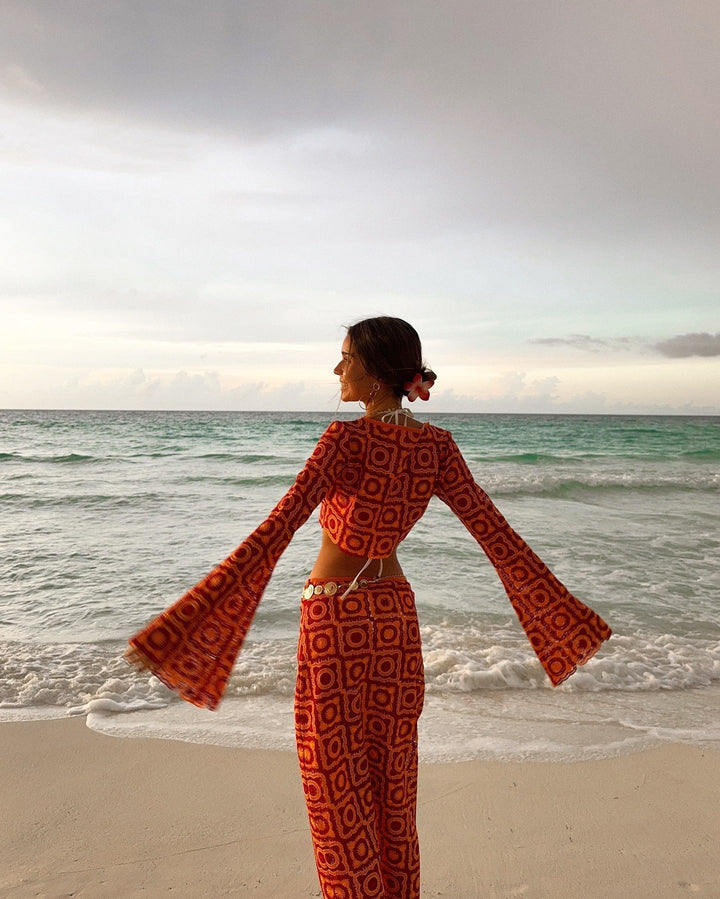Kamryn | Long Sleeve Wrap Set