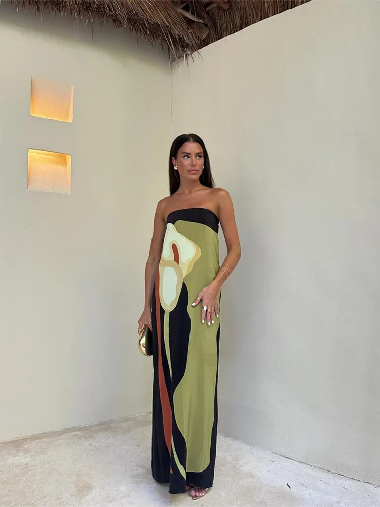 Harper | Strapless Maxi Dress