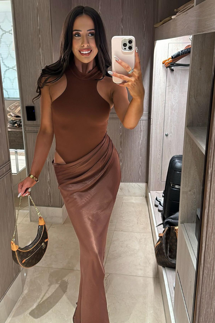 Faye | Asymmetrical Maxi Dress