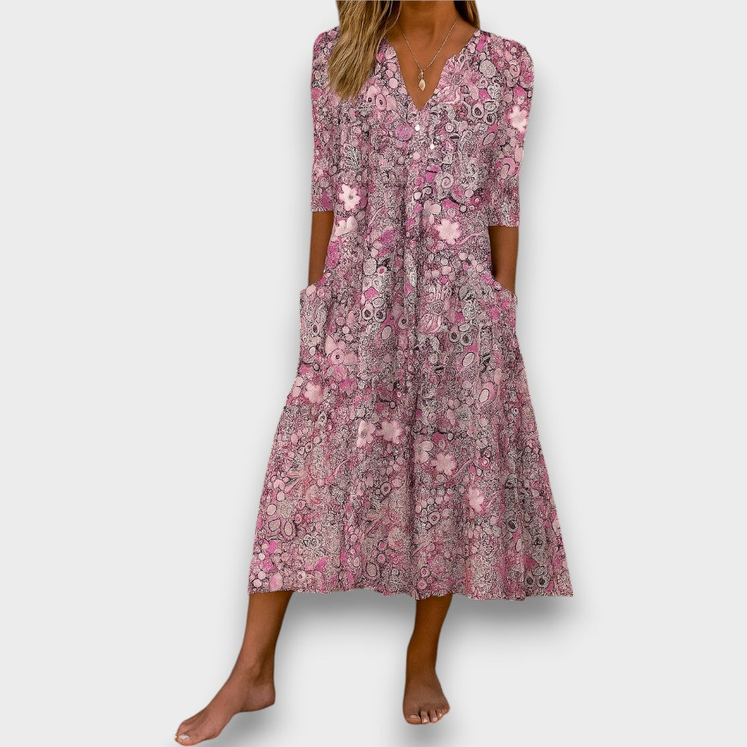 Laura | Button-Front Dress