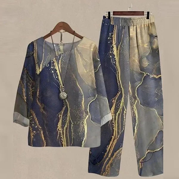 Liv - Elegant and Comfortable Shirt and Pants Set