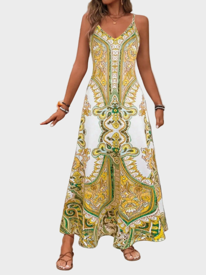 Amanda | Elegant Sleeveless Maxi Dress