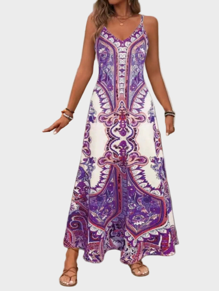 Amanda | Elegant Sleeveless Maxi Dress
