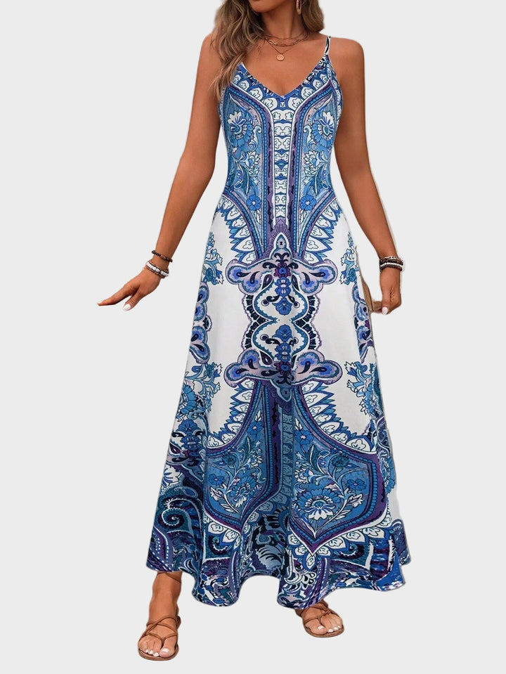 Amanda | Elegant Sleeveless Maxi Dress