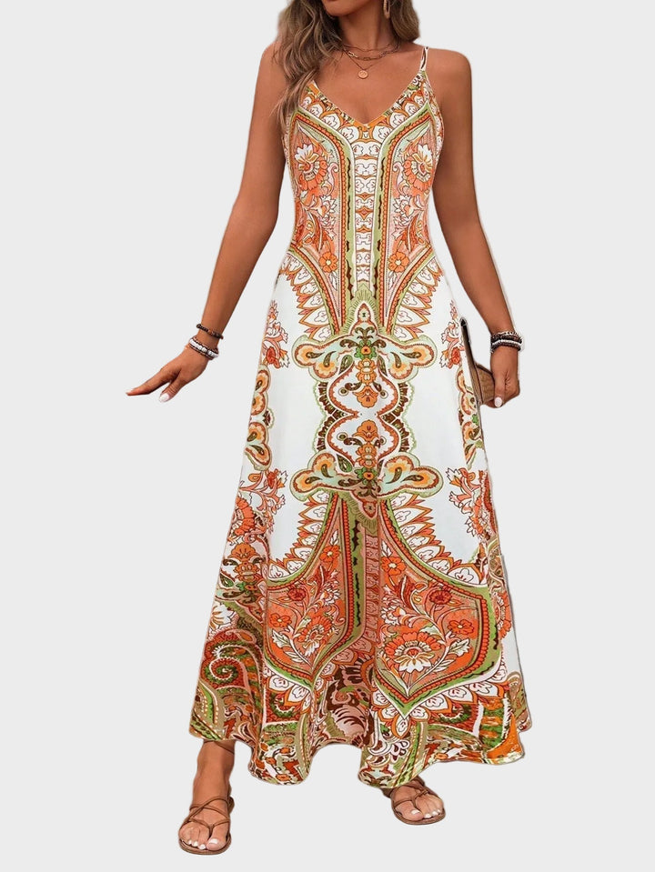 Amanda | Elegant Sleeveless Maxi Dress