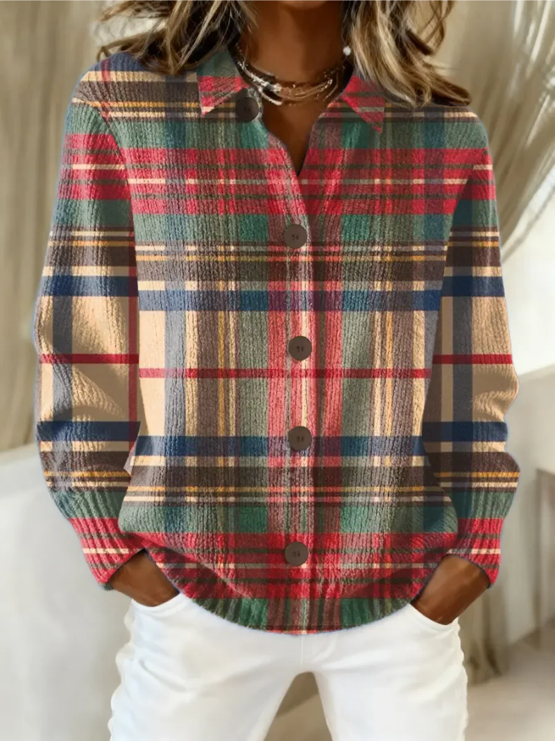 Monica | Multicolour Checked Cardigan