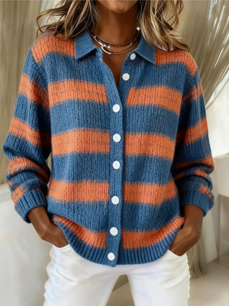 Amelia | Patterned Knit Cardigan Jacket