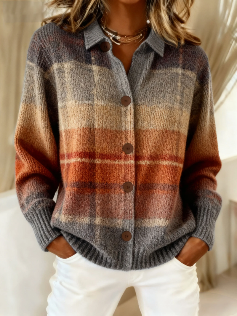 Julie | Autumn Ombre Cardigan