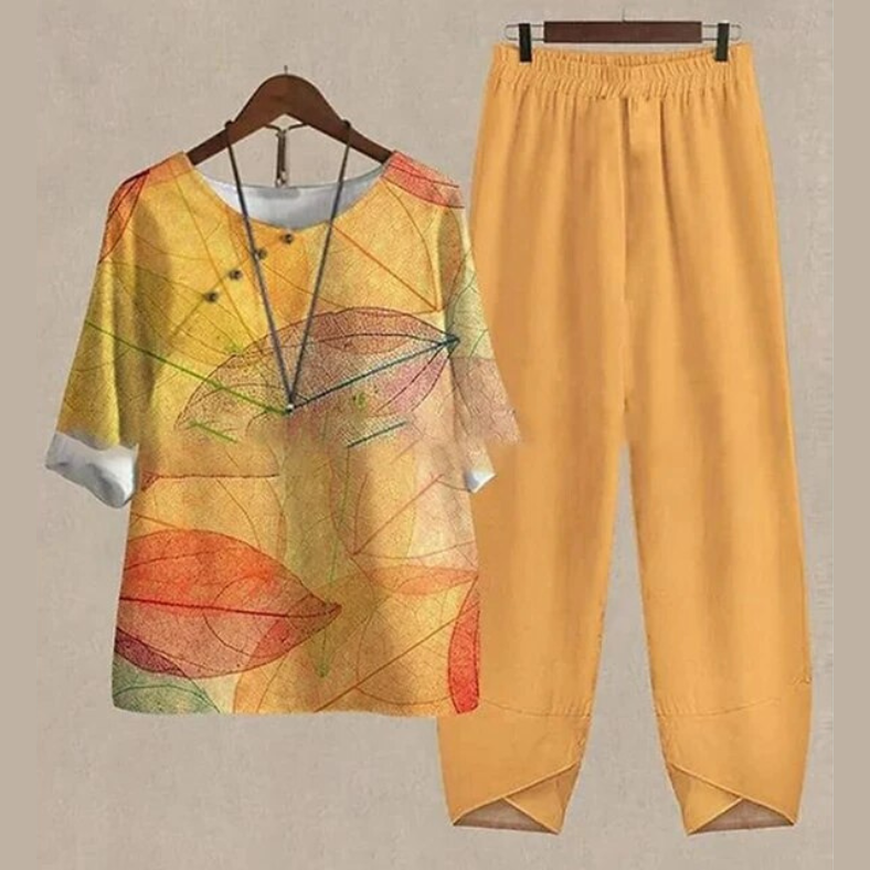 Liv - Elegant and Comfortable Shirt and Pants Set