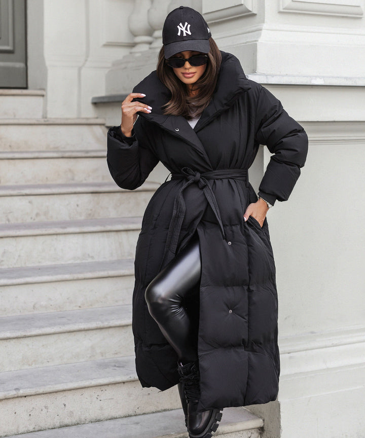 Elowen | Long Quilted Winter Coat