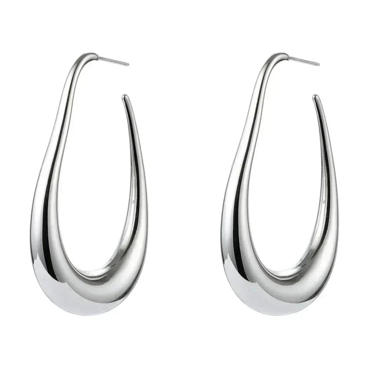 Avery Drop Hoop Earrings