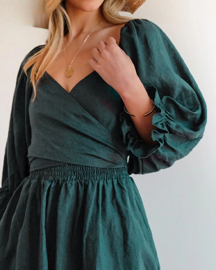 Ophelia - Sleeve Midi Dress