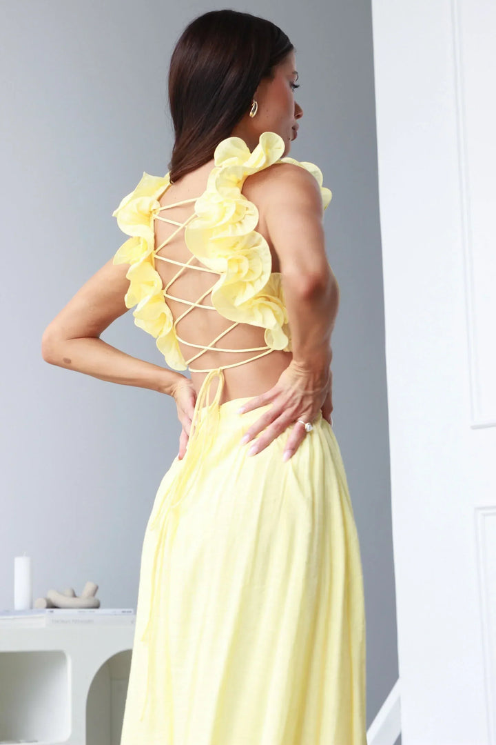 Vanessa - Elegant Backless Maxi Dress