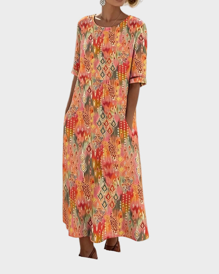 Paula | Floral Midi Dress