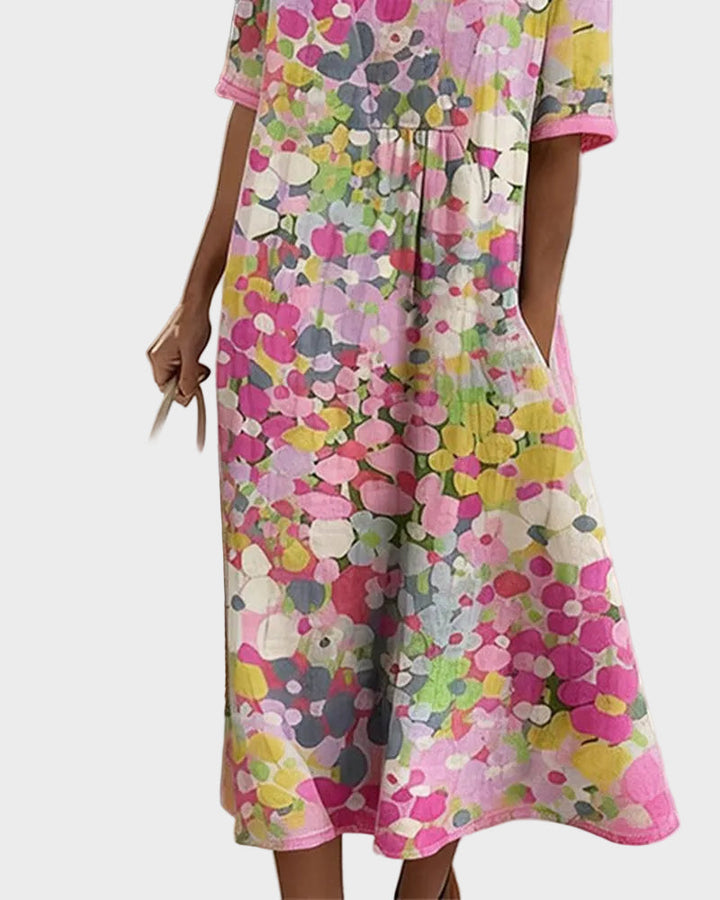 Natalie | Floral Midi Dress