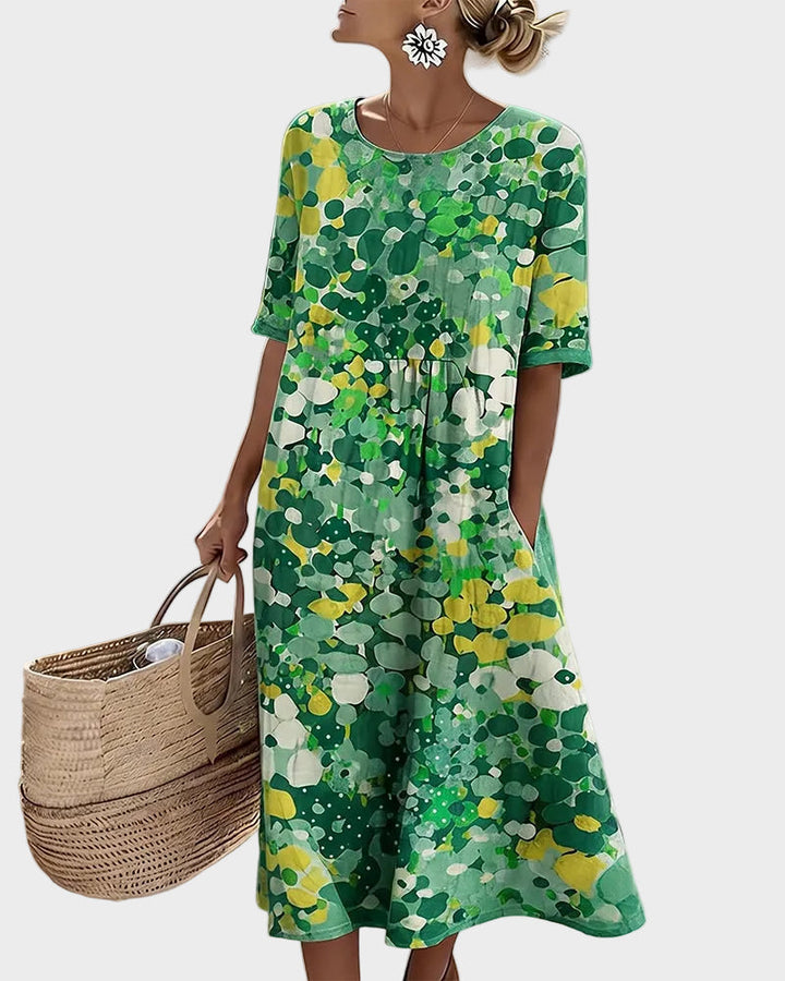 Natalie | Floral Midi Dress