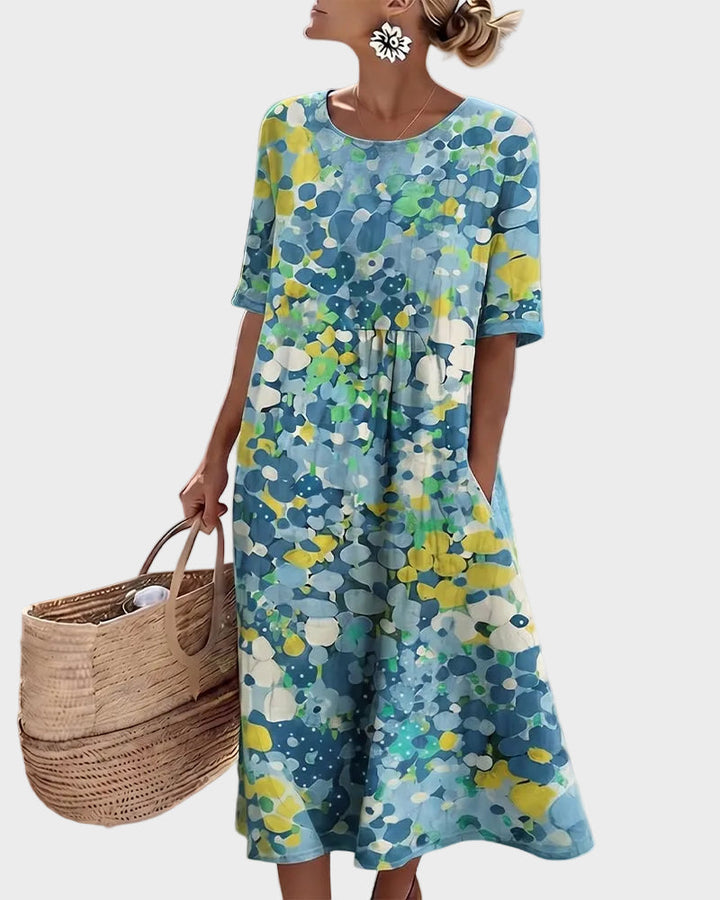 Natalie | Floral Midi Dress