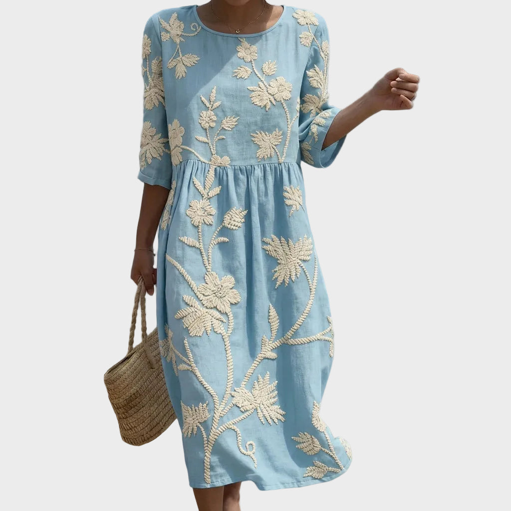 Suzanne | Floral Midi Dress